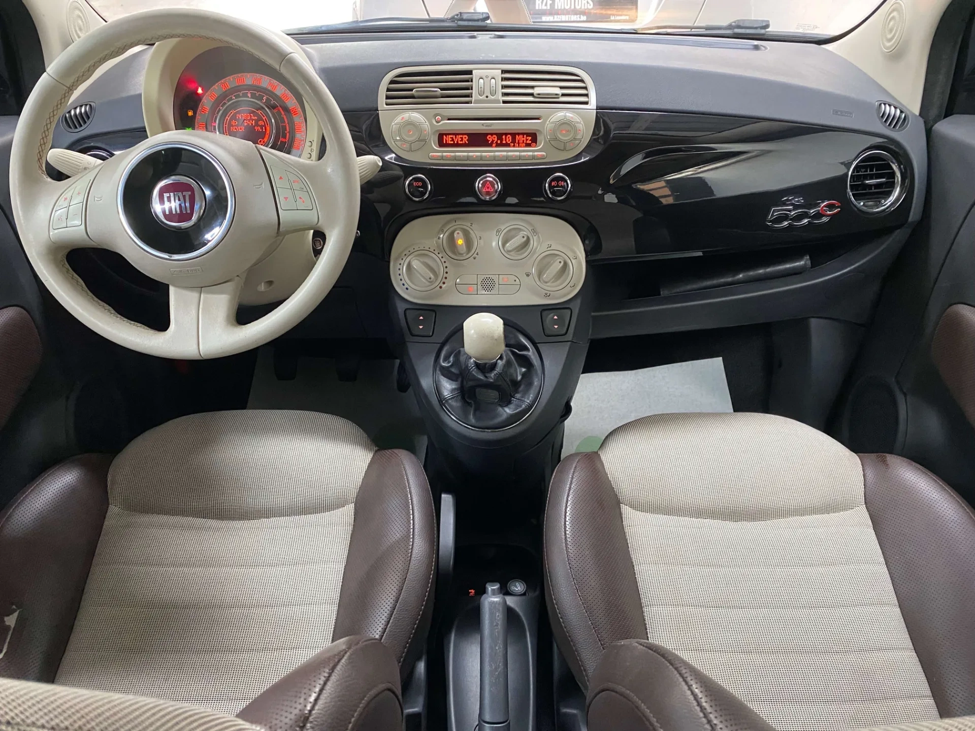 Vue 14 — Véhicule d’occasion Fiat 500 Sport 2013